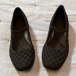 Rothy's Black Textured Flats